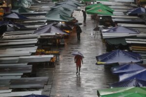Rainstorm signal lowered from red to amber, while morning and full-day schools suspended