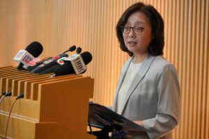 Secretary for Development Bernadette Linn says the “rail-plus-property” model would fully cover construction costs. Photo: May Tse