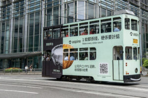 Aspire takes a bite out of business banking fees with Hong Kong outdoor campaign