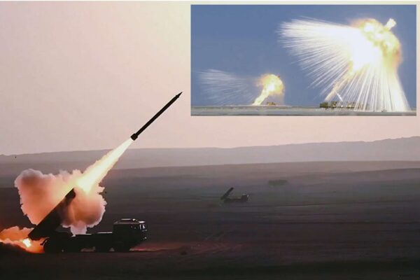 New PLA footage shows China’s PHL-191 rocket artillery system delivering concentrated, apparent airburst fragmentation effects against dispersed battlefield targets (Picture Source:  Chinese Ministry of National Defense)