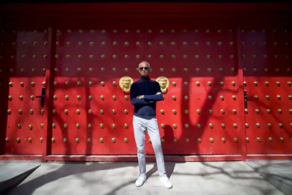 A modern-day photo of Andrew Ridgeley.