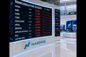Chip stocks keep in falling as capex fears mount.