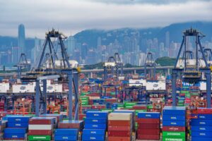 A view of Kwai Chung container terminal. Hong Kong’s major export markets include Singapore, Taiwan, the US and Thailand. Photo: Elson Li