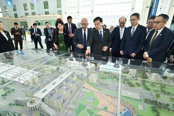 Mainland Chinese firms on Hong Kong-led trip to Central Asia eye city listing: John Lee