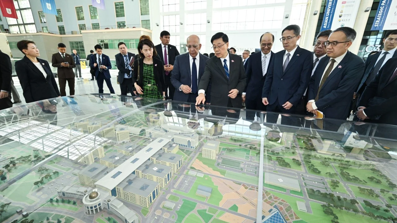 Mainland Chinese firms on Hong Kong-led trip to Central Asia eye city listing: John Lee