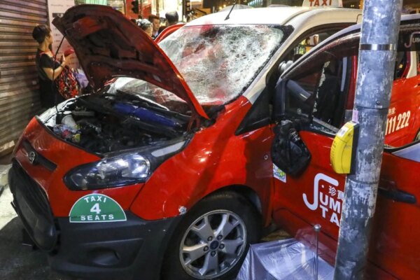 Hong Kong clerk says normal life ‘ended’ after taxi hit her during 2019 protest