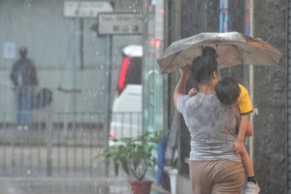 Hong Kong issues amber rainstorm warning, tells public to brace for possible floods