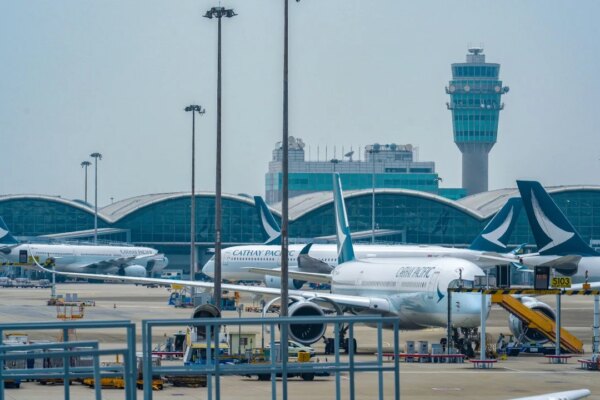 Cathay Pacific flight from India emits smoke during landing in Hong Kong