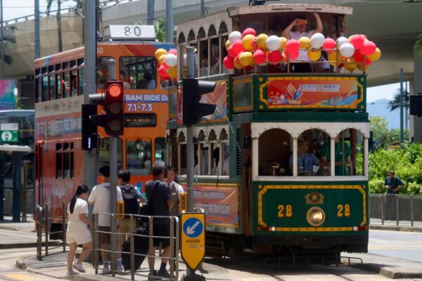 Hong Kong Tramways is offering free rides from Wednesday for three consecutive days. Photo: Jonathan Wong