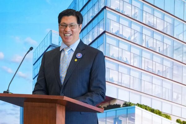 Professor King Li says that the medical school has identified a teaching hospital for internships and clinical training. Photo: May Tse
