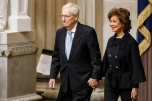 Elaine Chao resigned as the US Transportation Secretary in 2021. / Pool / Getty Images