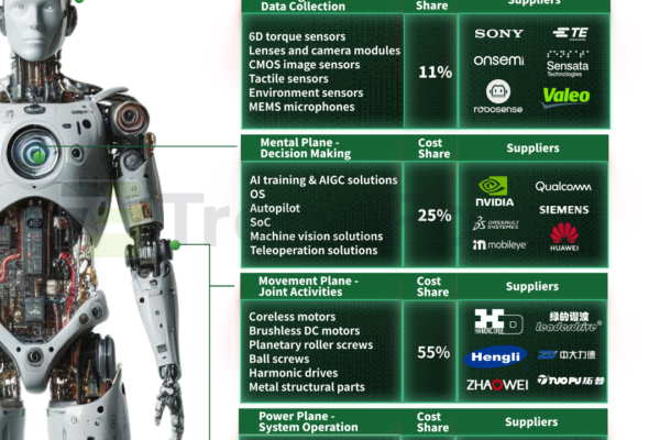 Humanoid Robots Key Components and Global Suppliers 2026