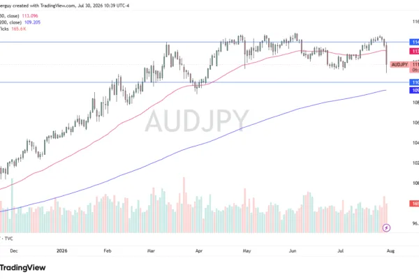 AUD/JPY Analysis 31/07: Aussie Buyers Return (Video)