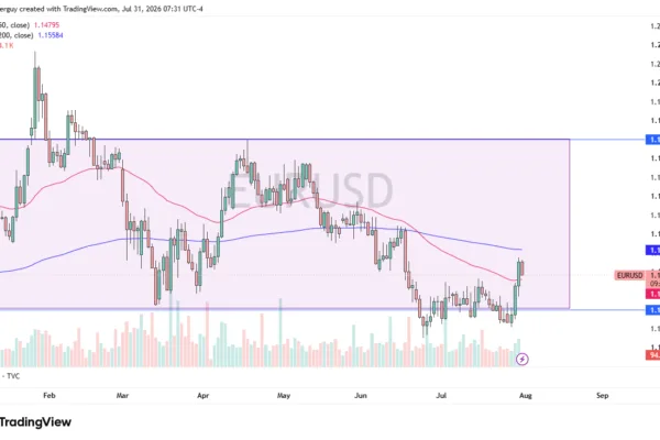 EUR/USD daily chart