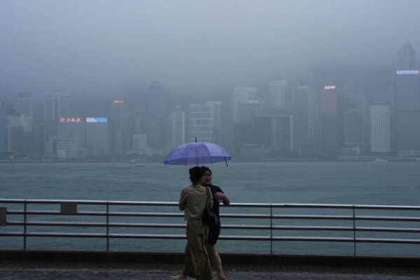 Hong Kong issues red rainstorm warning as morning and whole-day classes suspended