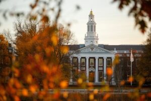 Harvard University campus in Cambridge, Massachusetts, US, November 2024. Photo from the universitys Facebook page