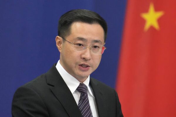 Chinese Foreign Ministry spokesman Lin Jian has described such criticisms as interference in the nation’s internal affairs. Photo: Kyodo