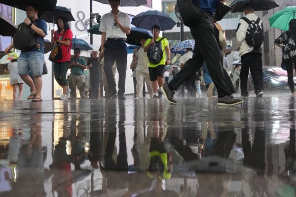 Relief after 9 blistering days as Hong Kong issues amber rainstorm warning