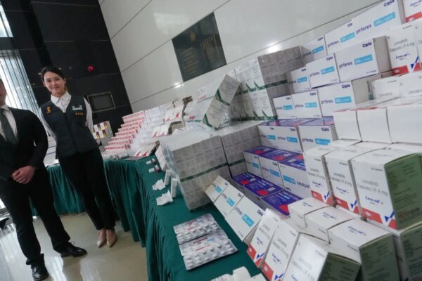 Hong Kong customs seizes HK$11m of suspected sex pills, cancer drugs at warehouse