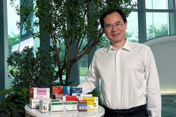 Chen Jiehui, vice-chairman of Guangzhou Pharmaceutical Holdings, has said his company is considering investing in the Northern Metropolis. Photo: Vivian Au