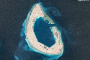 China’s Massive New Artificial Island In The South China Sea Emerges, Primed For Militarization
