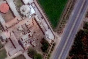 A satellite image shows a closer view of buildings damaged following Operation Sindoor strikes in Bahawalpur, Pakistan. (Reuters)