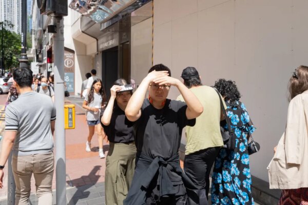 A heatwave in Hong Kong in late May 2026. Photo: Kyle Lam/HKFP.