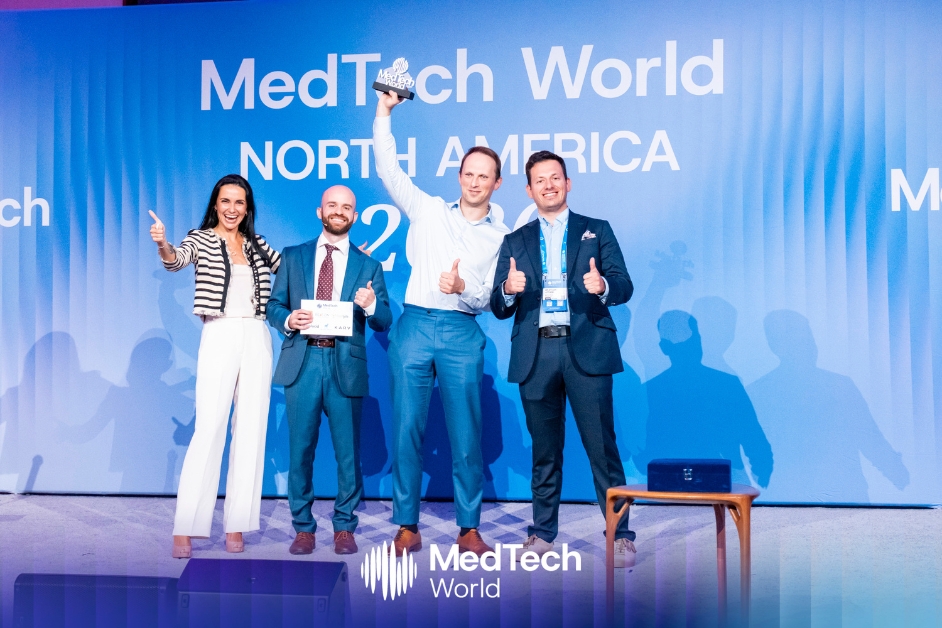 Victor Suturin, CEO & Founder, Aliform, the winner of the Startup Pitch Competition at MedTech World North America 2026