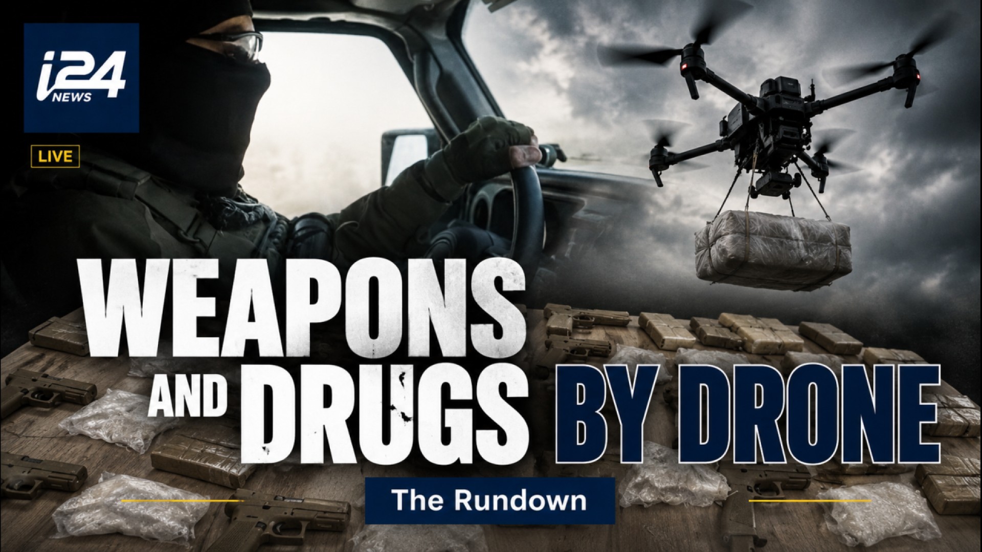 Dozens of drones a day: Weapons and drugs smuggled along the Israel-Egypt border