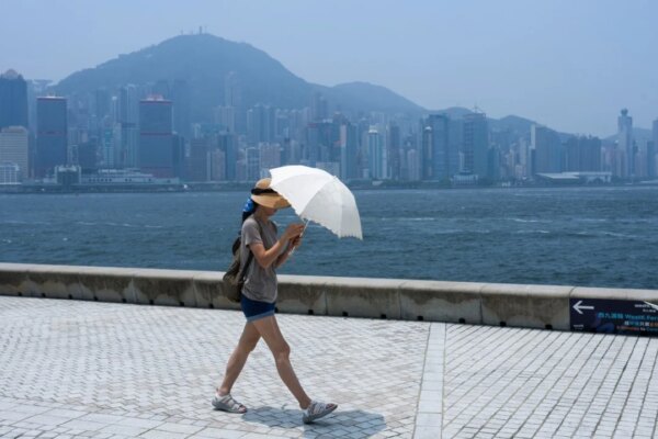 Hong Kong temperatures exceed 38 degrees as Severe Typhoon Dolphin brings extreme heat
