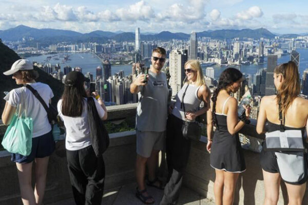 Visitor spending in Hong Kong remains 44% below its 2018 level, prompting calls for more events and cross-border tourism cooperation. (Photo: South China Morning Post)