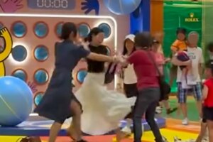 3 women charged over Hong Kong play-area brawl, police say grandmother was hit first