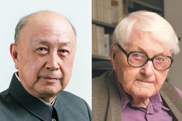 Left: Qian Xuesen (1911-2009), and Joseph Needham (1900-1995). Photos: Xinhua and VCG