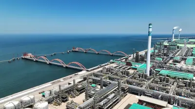 The petrochemical plant on Changxing Island is one of the five largest in China.