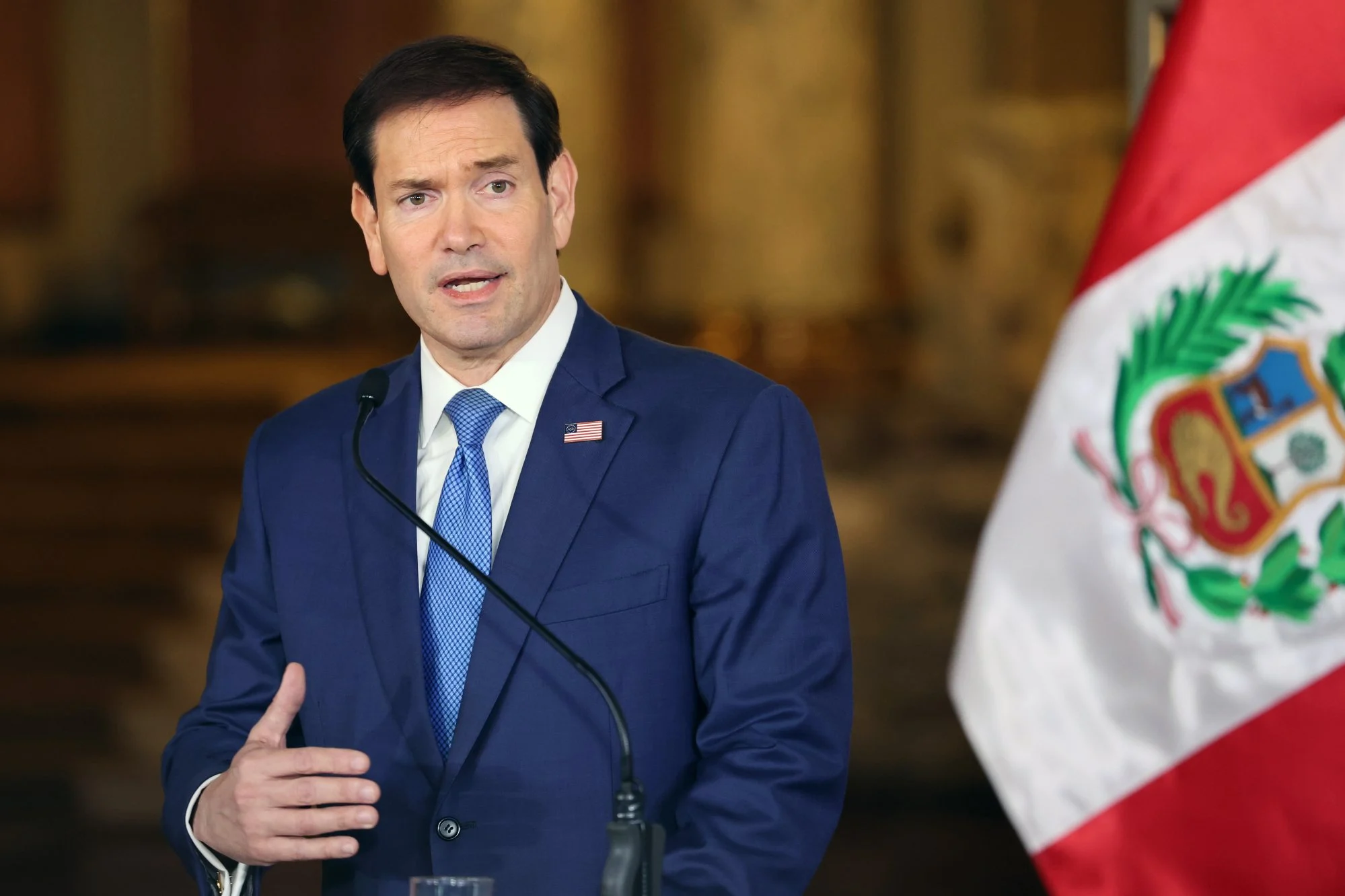 US Secretary of State Marco Rubio had criticised Chinese-backed projects in Peru ahead of his visit to Lima. Photo: EPA