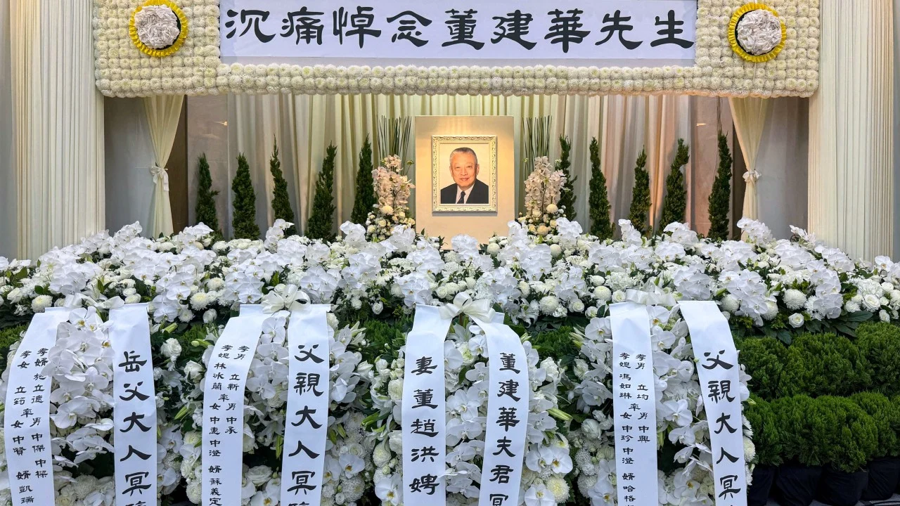 Tung Chee-hwa, Hong Kong’s first chief executive, honoured with state funeral