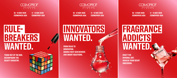 COSMOPROF ASIA 2026 LAUNCHES GLOBAL "WANTED" CAMPAIGN AHEAD OF ITS NOVEMBER EDITION IN HONG KONG | Taiwan News