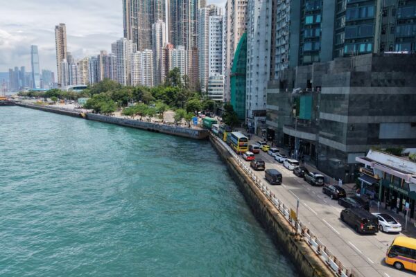 Ivan Ho, chairman of the Harbourfront Commission, says the proposed grading was unlikely to affect plans for a new walkway, as the sea wall’s heritage value had already been considered in the design. Photo: Dickson Lee