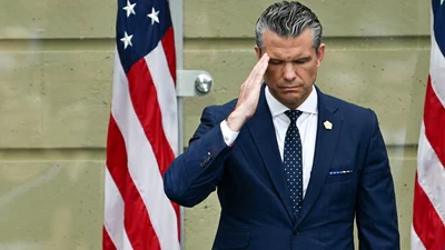 Pete Hegseth, US secretary of defense. (Bloomberg)