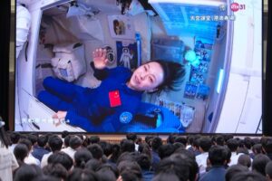 Hong Kong astronaut inspires pupils across city’s school halls in historic live lecture