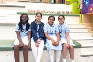 Primary Six students from the Hong Kong Taoist Association Wun Tsuen School. Photo: Charlotte Kwan