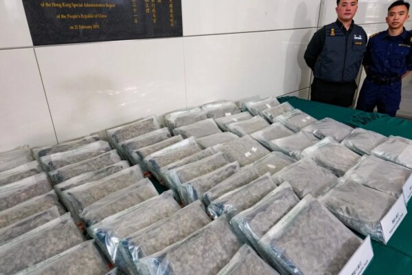 Nearly 50% rise in drug seizures by Hong Kong customs in first half of year