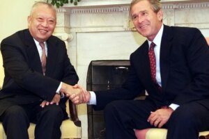 Tung Chee-hwa hailed as visionary leader who helped build US-China relations