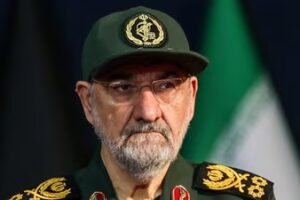 Mohsen Rezaei claimed that Iran recently tested a multi-warhead anti-ship missile near a US vessel or aircraft carrier. (HT file)